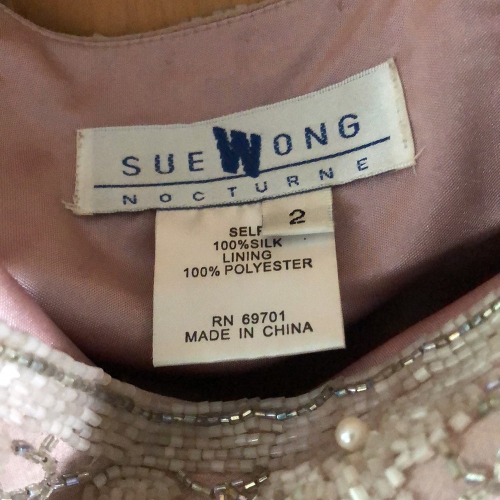 Sue wong strapless beaded dress - Picture 3 of 4